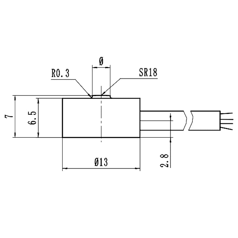 Miniature Tension Compression Force Sensor Tactile Test Weighing Scale For Hopper Thread Pitch Automation Load Cell 200kg