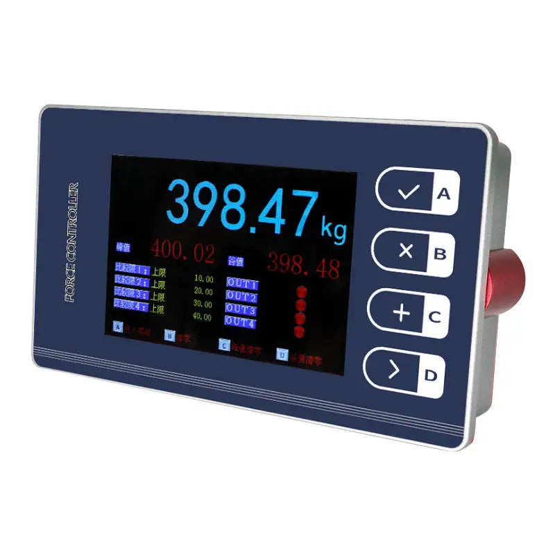 High-Precision Force Display Controller Color Screen Upper Lower Limit Alarm Meter Decrement Quantitative Load Cell