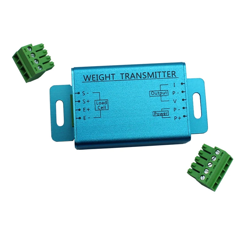 Load Cell Controller 4-20mA 0-10V Display Transmitter Portable Force Amplifier Junction Box Weighing Indicator