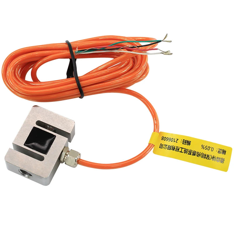 S- Type Load Cell 1kg 2kg 5KG 10KG Compression Flat Single Point Weight Simulates Shear Beam Sensor Kit  20kg 50kg 100kg 200kg