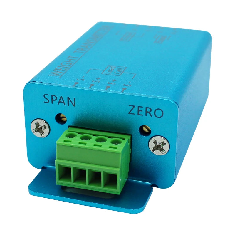 Load Cell Controller 4-20mA 0-10V Display Transmitter Portable Force Amplifier Junction Box Weighing Indicator