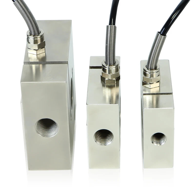 S-type Load Cell 500KG 1/2/5/10 Ton Force Sensor Double Way Pressure Pull Weighing Transducer Stress Tension Measuring