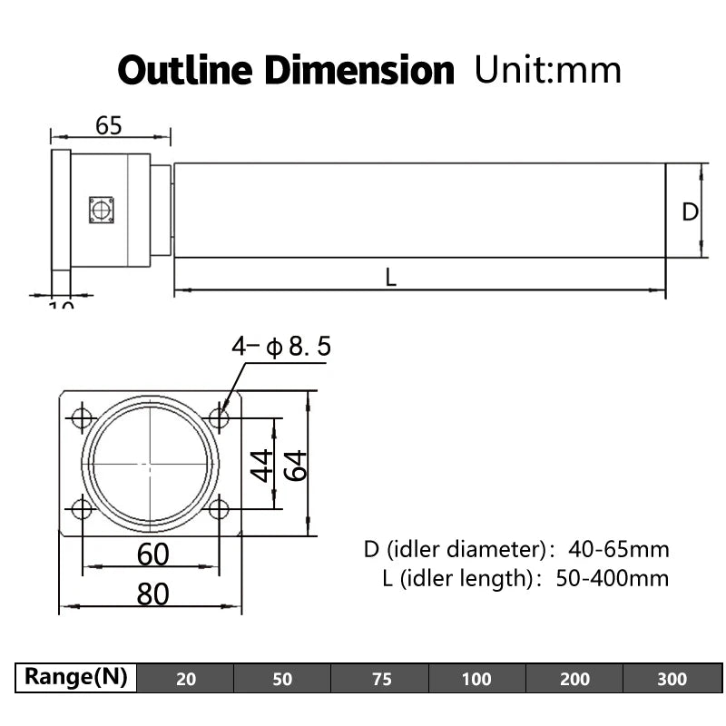 Load Cell Automatic Production Controller Film Coil Weighing Force Measurement Tension Cantilever Roller Sensor