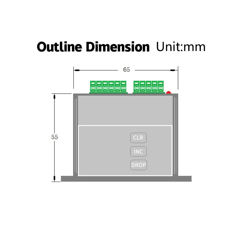 4-20mA Channel Digital Display Analog Signal Weighing Transmitter Weight Sensor Voltage Current Converter Load Cell Amplifier