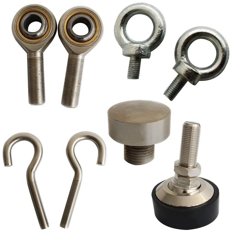 Load Cell Accessories Hoisting Lifting Ring Hooks Joint Bearing Spherical Rod End Connectors  Part Series Matching Sensor